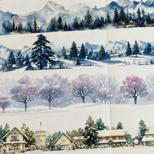 Masking tape Panorama d'hiver – Image 2