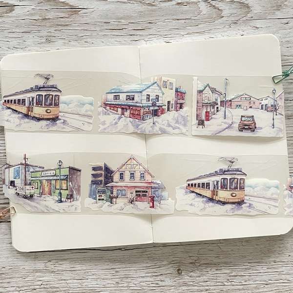 Masking Tape Village sous la neige – Image 2