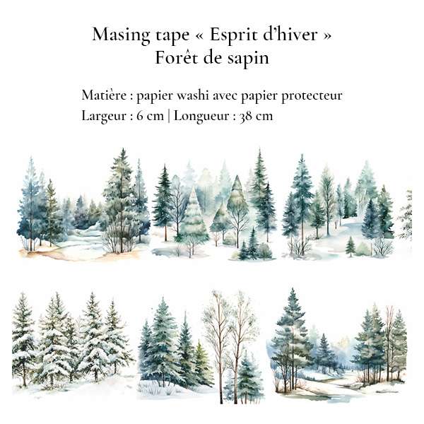 Masking tape Esprit d'hiver – Image 7