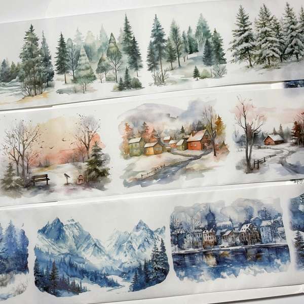 Masking tape Esprit d'hiver