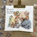 composition journal le secret des fleurs avec jeune fille et chat