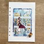 daily journal féérique et romantique avec les masking tapes "Free" et "Un rêve chatoyant"