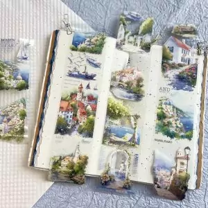 aperçu du masking tape pet "le littoral doré"