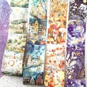 aperçu de masking tape washi XXL "un rêve chatoyant"