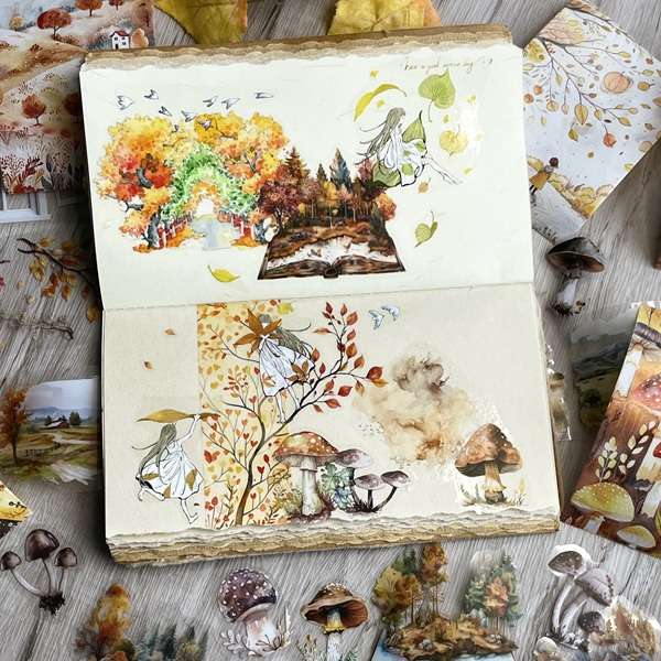 Série « Histoires de forêts » | Masking tapes et stickers PET illustrés – Image 5