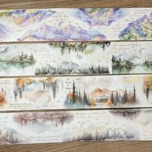 Masking Tape washi | Les quatre saisons de la montagne