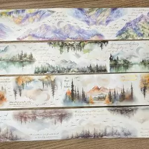 Masking Tape washi | Les quatre saisons de la montagne