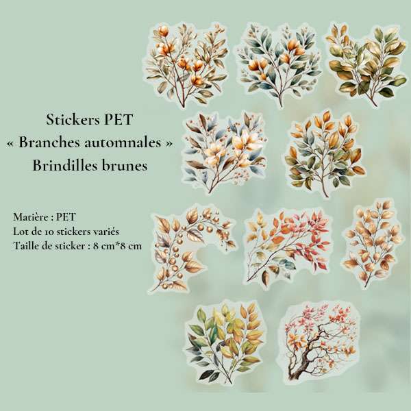 Stickers PET | Branches automnales – Image 7