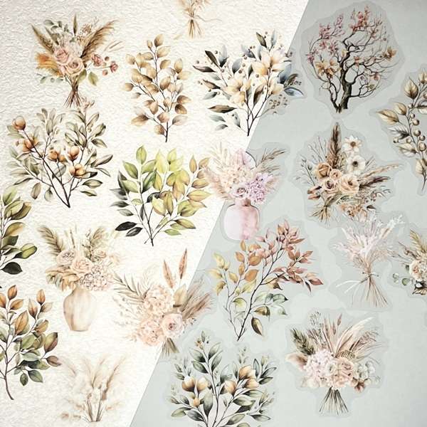 aperçu des stickers pet "branches autonmales"