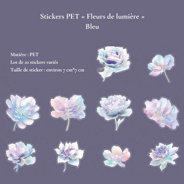 Stickers PET | Fleurs de lumière – Image 5
