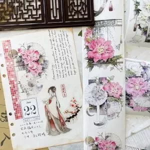 Masking Tape washi | Silhouettes florales