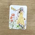 Carte DIY flreuie et poétique créée avec masking tape walking in the air