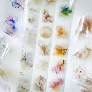 masking tape pet fonds texturés à l'aquarelle - collection