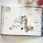 mise en page bullet journal hebdomadaire printemps