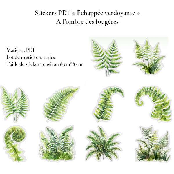 Stickers PET | Échappée verdoyante – Image 6
