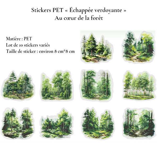 Stickers PET | Échappée verdoyante – Image 7