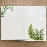 mise en page daly journal verdoyant