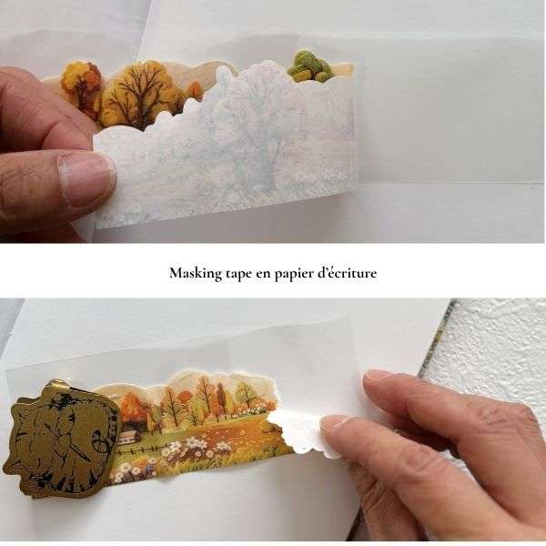 Masking Tape Automne PET & Papier – Peinture d’automne | 4 modèles – Image 4